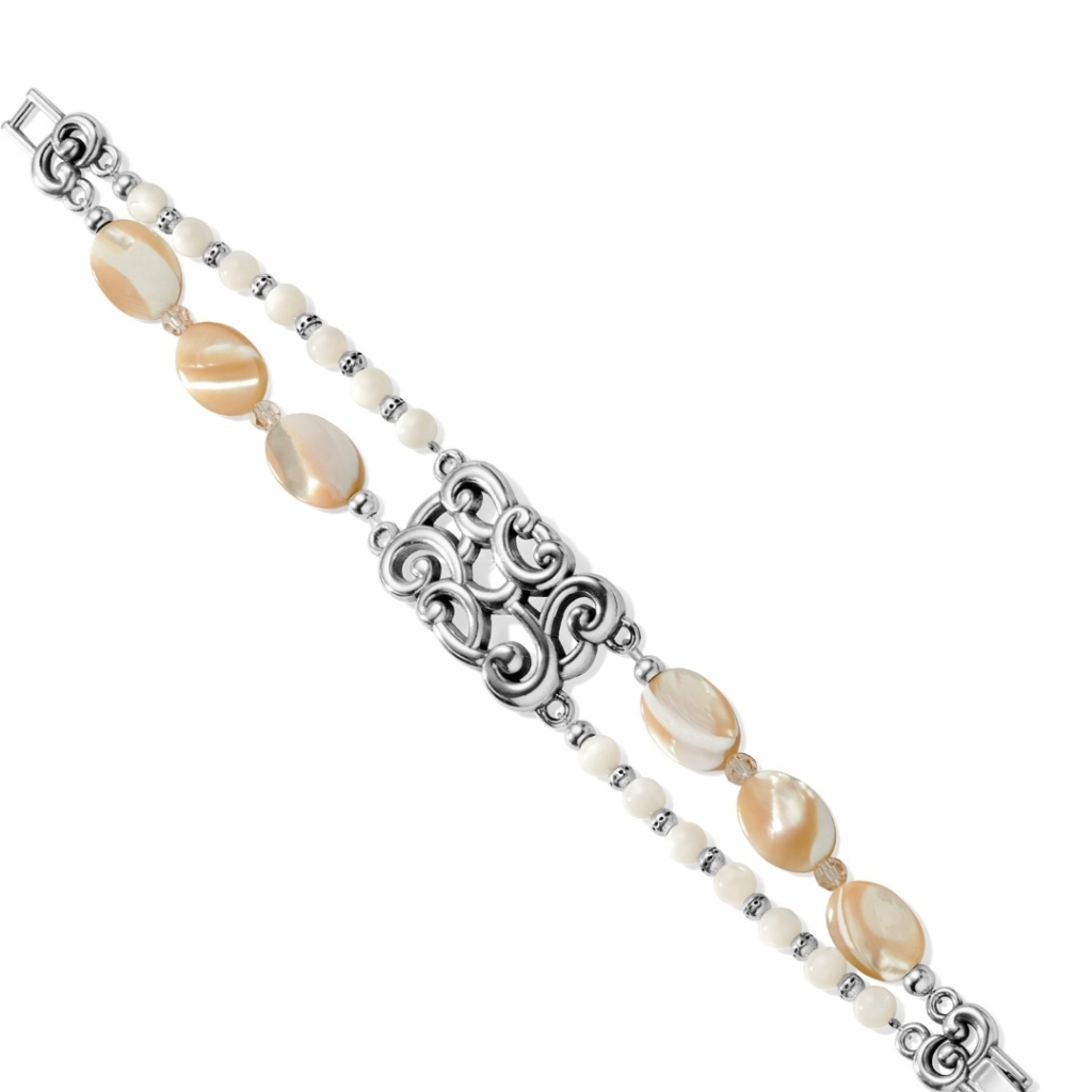 Barbados Nuvola Shell French Wire Bracelets